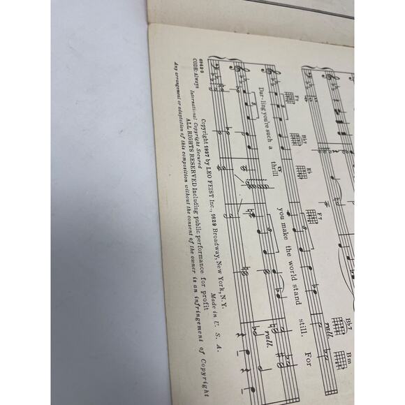 1937 Always and Always Joan Crawford in Mannequin Sheet Music - Picture 4 of 6